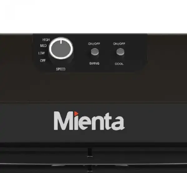 Mienta Desert Air Conditioner, 85 Liters, 3 Speeds, Black, AC49138A