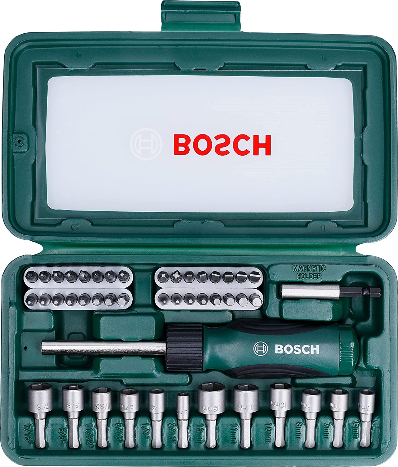 Bosch Screwdriver Set, 46 Pieces, 607 019 504