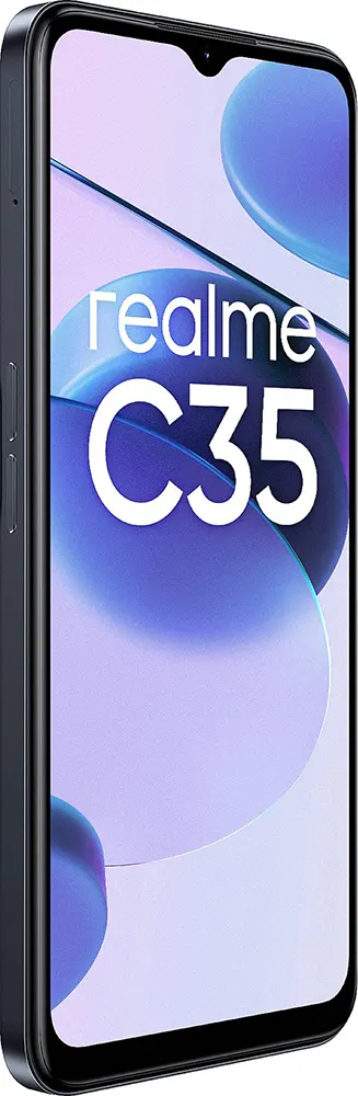 Realme C35 Dual SIM, 64GB Memory, 4GB RAM, 4G LTE, Black