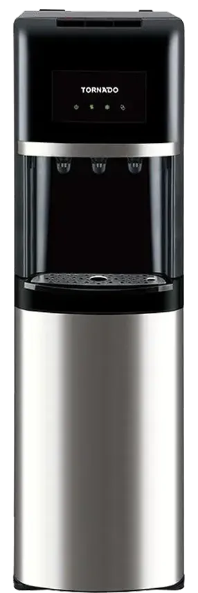 Tornado Water Dispenser, 3 Taps (Cold + Hot + Lukewarm), Bottom Loading, Black, WDM-H40ADE-BK