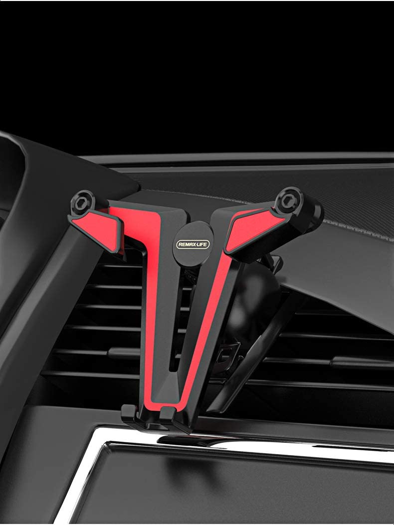 حامل موبايل للسيارة من مجموعة جرافيتي من ريماكس RL-CH01 - أسود وأحمر