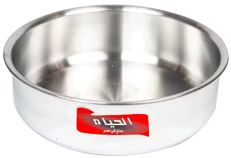 صينية فرن ألمنيوم الحياة مقاس 3 دائرية - فضي