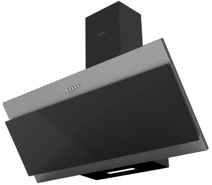 شفاط  بلت ان إيكوماتيك هرمي ديكوريتف مائل، 90 سم، 3 سرعات، أستانلس × كرستال أسود، H9106EBX