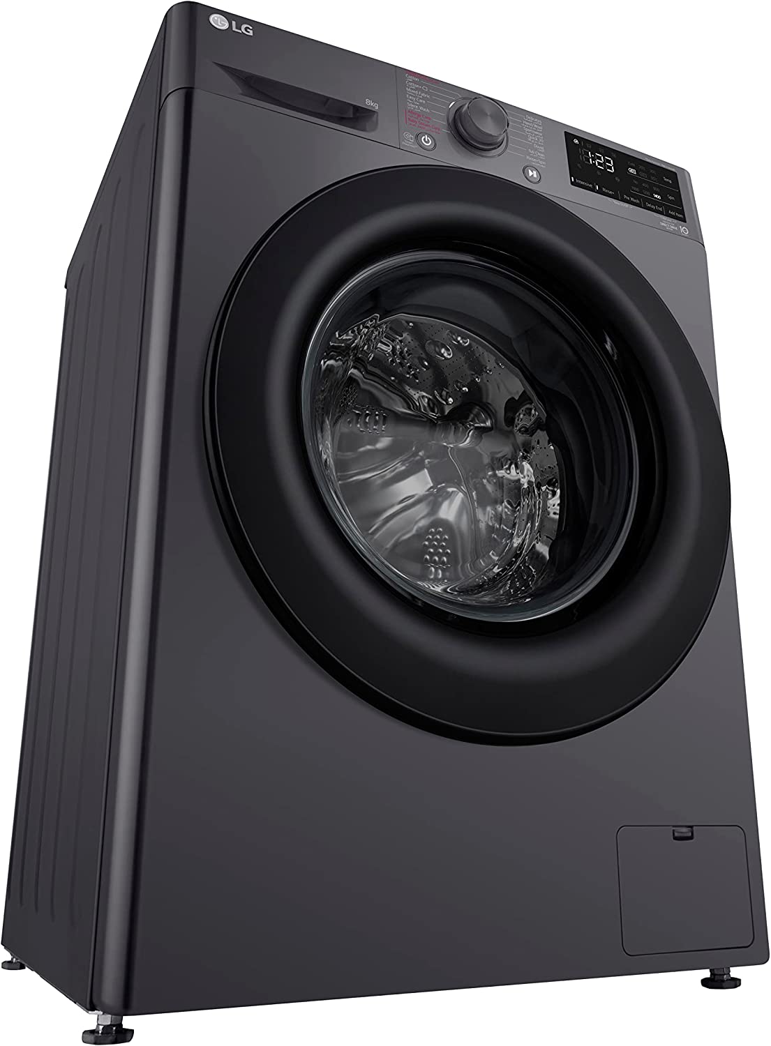 LG Vivace Front Loading Fully Automatic Washing Machine, 8 KG,  Black, F4R3TYG6J