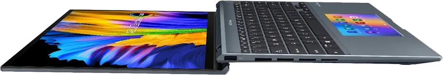 لاب توب أسوس زينبوك X14 UX5400EG-OLED007W، معالج Intel® Core™ i7-1165G7، الجيل الحادي عشر، رامات 16 جيجابايت، 1 تيرابايت SSD هارد، NVIDIA® GeForce® MX450 2GB GDDR6، شاشة 14 بوصة OLED 2.8K، ويندوز 11، رمادي