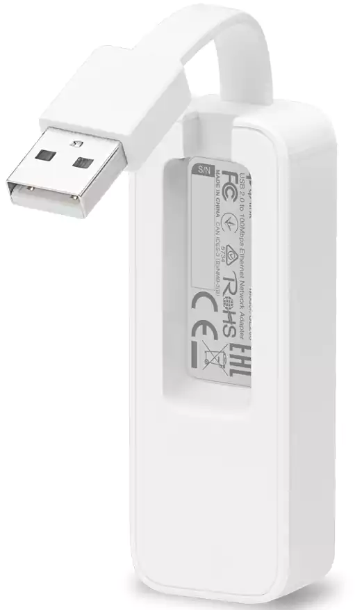 TP-LINK USB 2.0 TO 10-100 MBPS FAST ETHERNET ADAPTER UE200