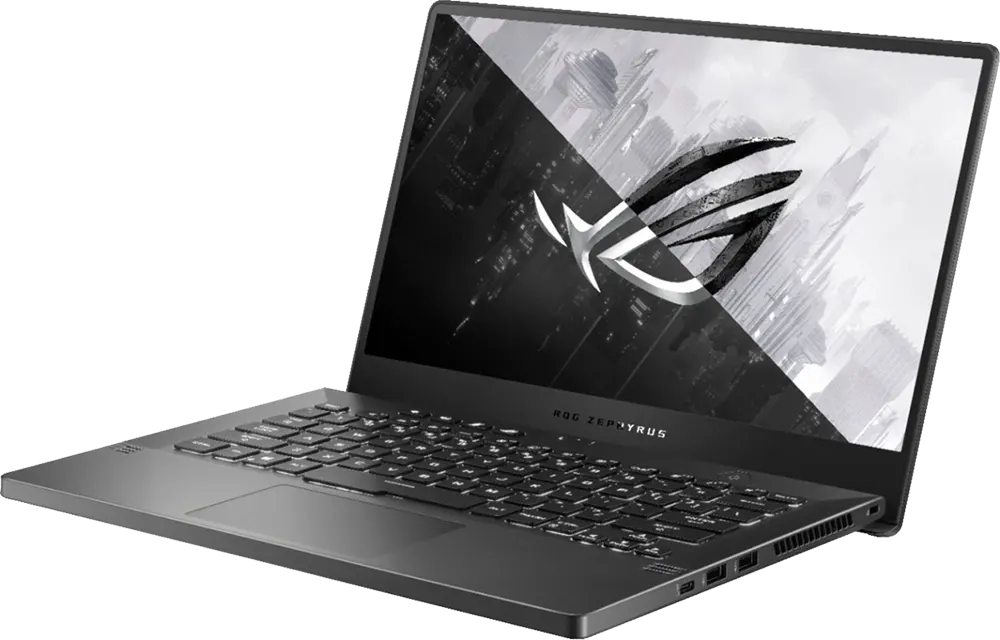 Asus Rog Zephros G14 GA401QM-HZ025T Laptop, AMD Ryzen™ 9-5900HS, 16GB RAM, 1TB SSD, NVIDIA® GeForce RTX™ 3060 6GB GDDR5, 14 Inch FHD, Windows 10, Gray