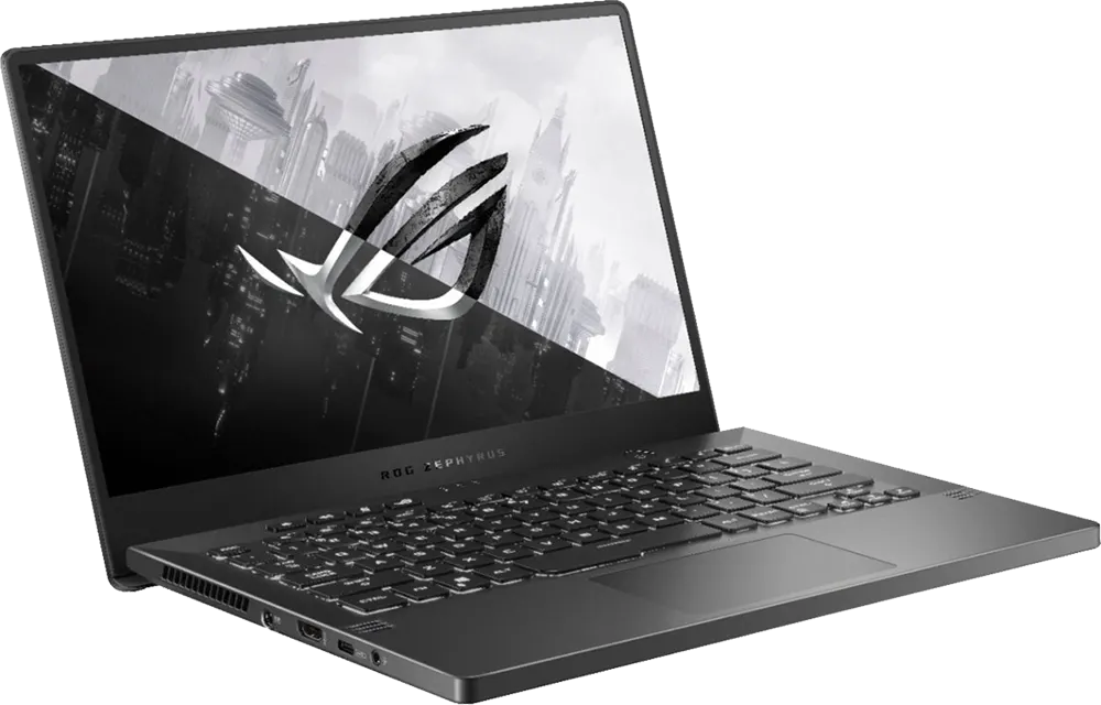 Asus Rog Zephros G14 GA401QM-HZ025T Laptop, AMD Ryzen™ 9-5900HS, 16GB RAM, 1TB SSD, NVIDIA® GeForce RTX™ 3060 6GB GDDR5, 14 Inch FHD, Windows 10, Gray