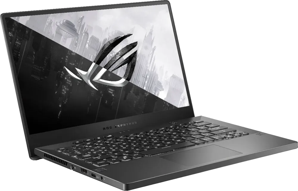 Asus Rog Zephyrus G14 GA401QM-K2012T Laptop, AMD Ryzen™ 9-5900HS, 16GB RAM, 1TB SSD, NVIDIA® GeForce RTX™ 3060 6GB GDDR5, 14.4 Inch WQHD, Windows 10, Gray