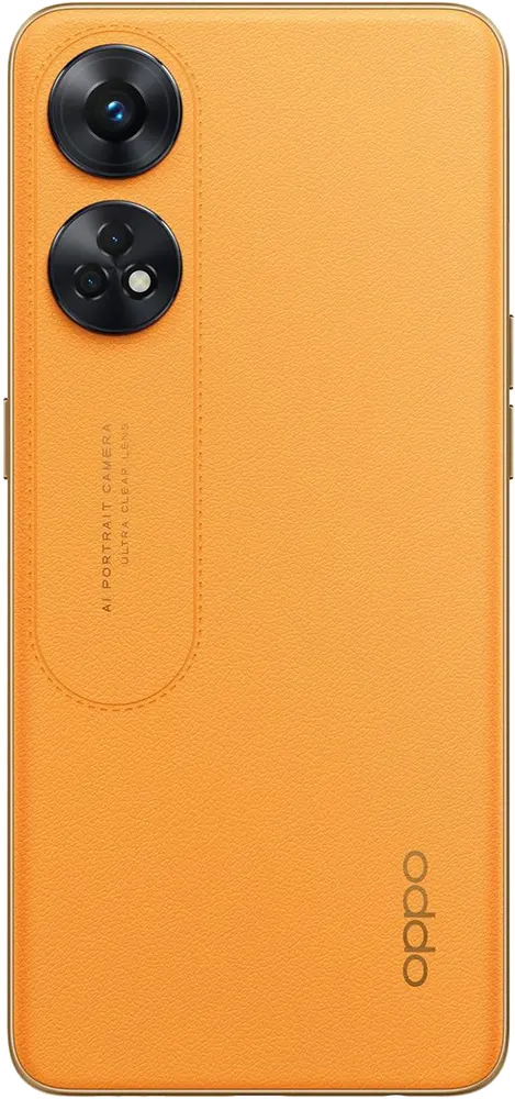 OPPO RENO 8T Dual SIM Mobile, 256GB Memory, 8GB RAM, 4G LTE, Sunset Orange