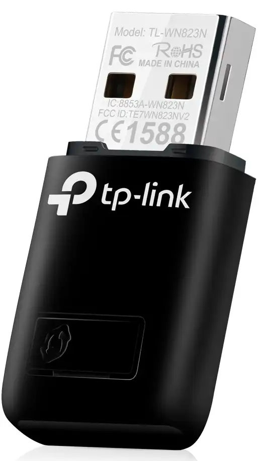 TP-Link Wireless USB Adapter, 300MB Speed, Black, TL.WN823N