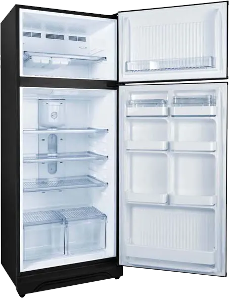 ثلاجة كريازي سوليتير نوفروست، 370لتر، 2 باب، اسود، KH371NV-2