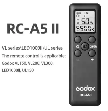 جهاز تحكم عن بعد جودوكس لمصابيح ليد - RC-A5 II
