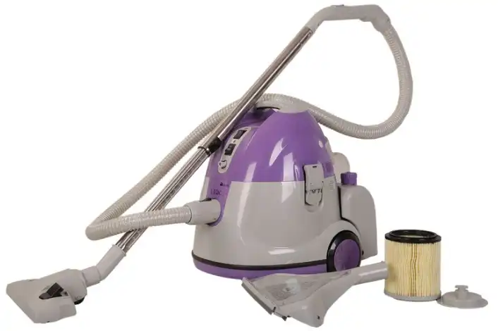 Aura Vacuum Cleaner, 2000 Watt, 1.5 Liter Tank, Water and Dust Suction, Crystal Function, Purple, LIVAC 114R