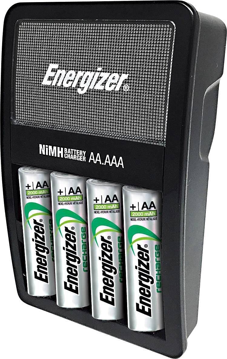 Energizer Charger for 4 rechargeable AA batteries 2000 mAh from