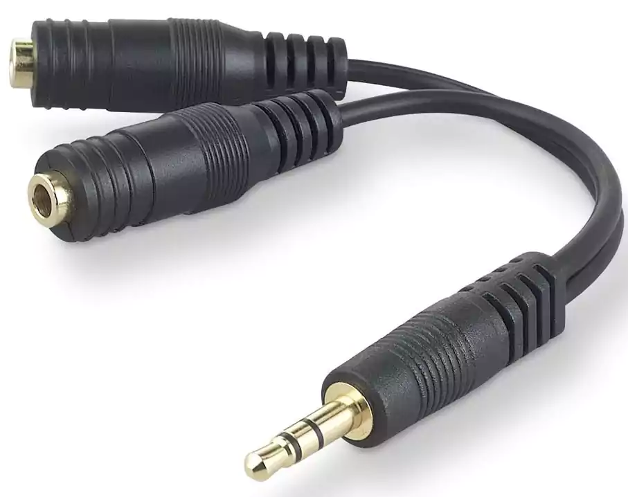 - كابل توبي مزدوج من Female الي 3mm - CV113