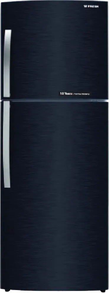 ثلاجة فريش نوفرست، 397 لتر، 2 باب، بلازما، اسود، FNT-B470KB