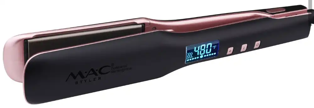 Mac Pro Hair Straightener, Ceramic Plates, 230°C, Black, MC-5529