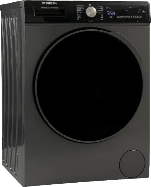 غسالة فول أوتوماتيك فريش، تحميل أمامي، 10 كيلو، 6 كيلو مجفف، أنفرتر،بخار، رمادي، FFM10-6VST3-T1400GPGD