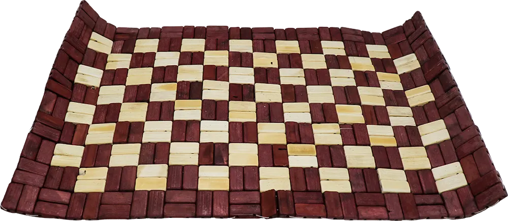 قاعده سخن مربعات خشب مخرمه كبير- بني وبيج