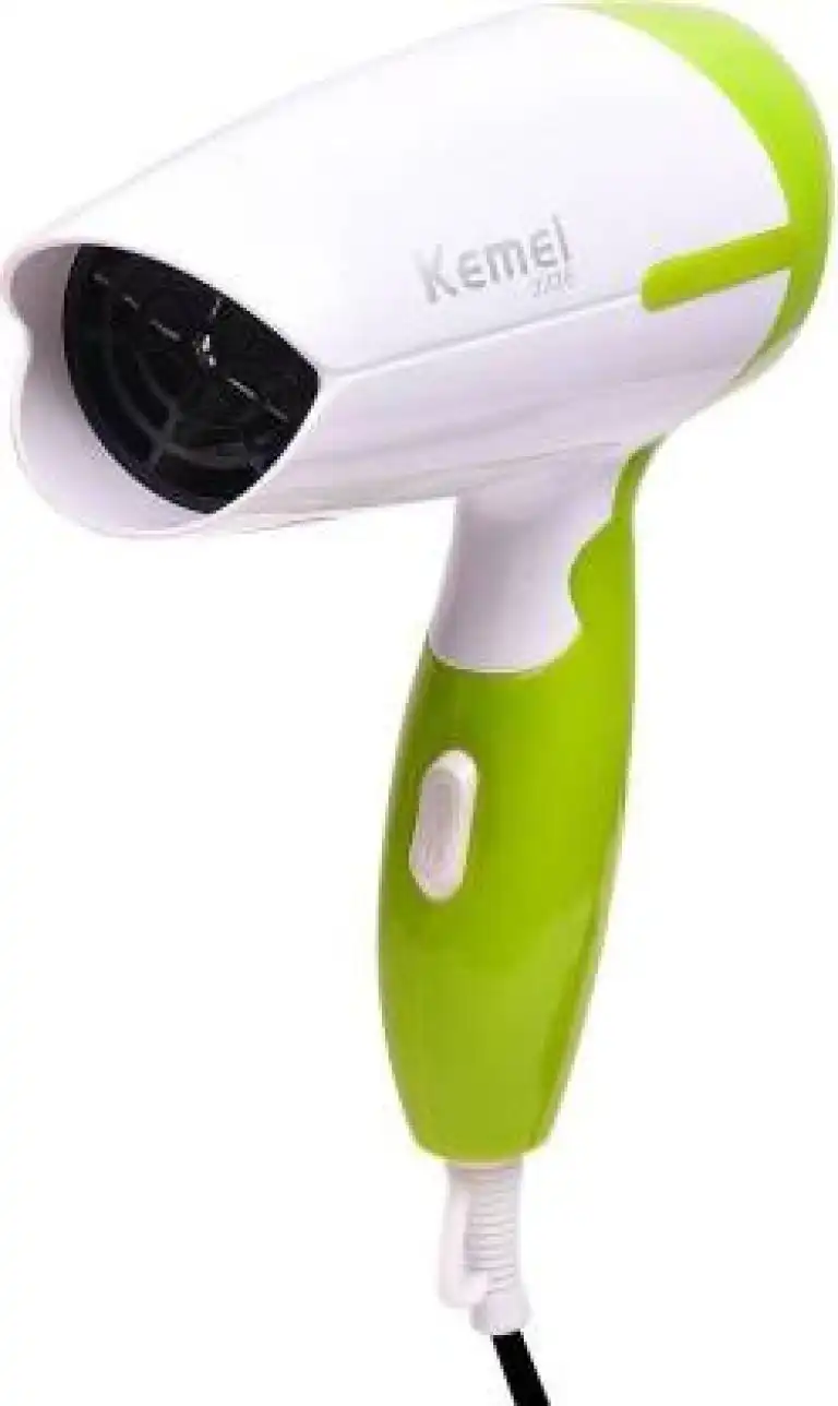 Kemei hair dryer, 1200 watt, 2 speeds, white x green, KM-3326