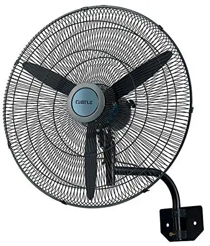 مروحة حائط كاسيل، 26 بوصة، أسود، FAW.5026N