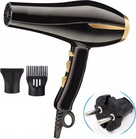 استشوار سوكاني بالايونات ، 2400 وات ، سرعتان ، أسود  ،SK-3855