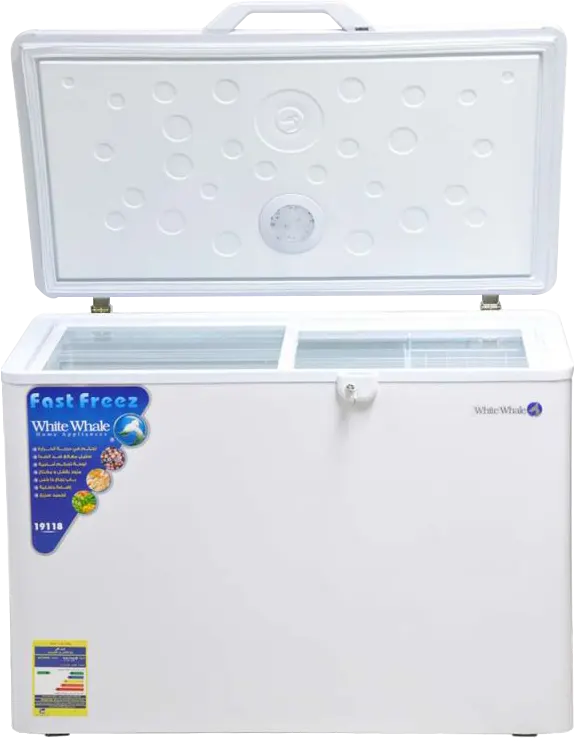 White Whale Chest Freezer, Defrost, White, WCF-3350C