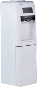 Passap Water Dispenser, 2 Taps (Hot + Cold), Top Loading, Cabinet, White, HD1025