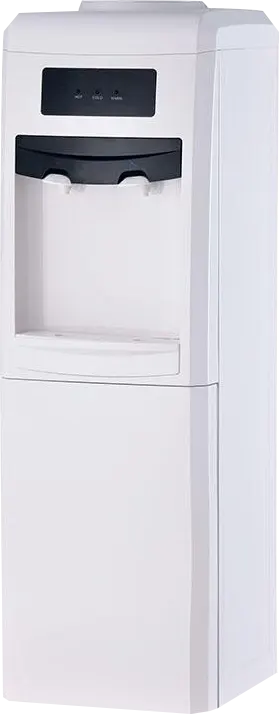 Passap Water Dispenser, 2 Taps (Hot + Cold), Top Loading, Cabinet, White, HD1025