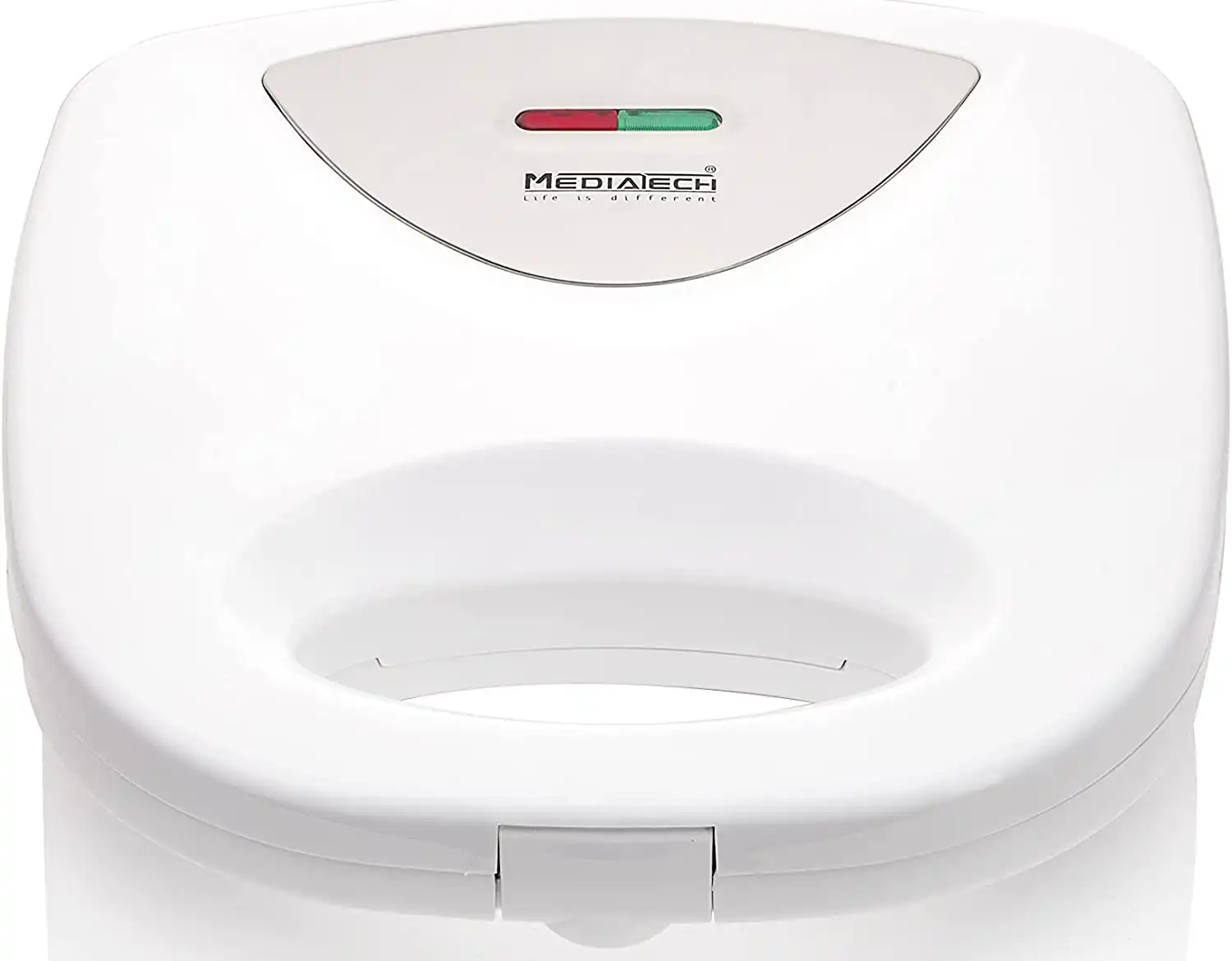 Media Tech Sandwich and Waffle Maker, 3 Slices, 750 Watt, White, MT.SM206