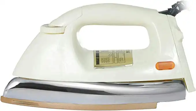 مكواة جافة ماكسيل، 1000 وات، قاعدة تيفلون، أبيض، MX.55