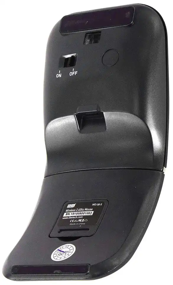 2B Wireless Rechargeable Mouse, Black, MO305