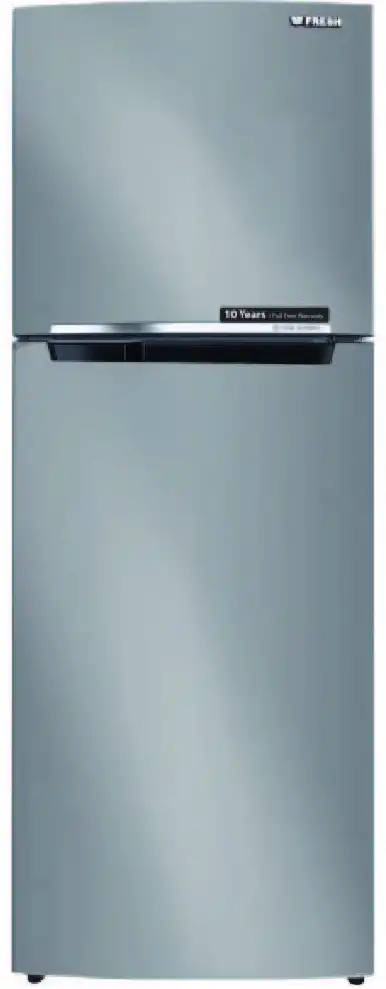 ثلاجة فريش نوفروست، 369 لتر، 2 باب، بلازما، فضي، FNT-BR400KT