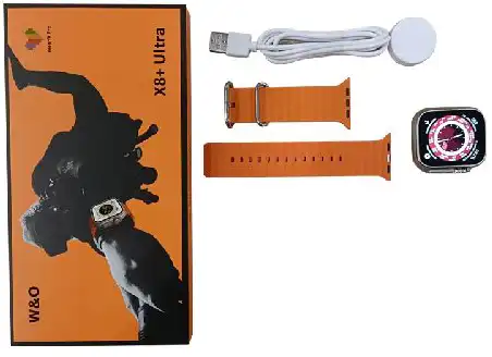 ساعة الترا الذكية بلوتوث ، برتقالي ،X8 PLUS