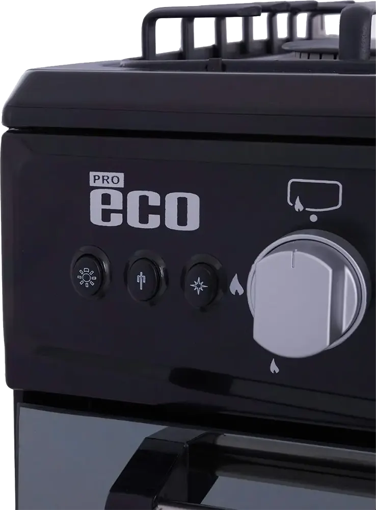 بوتاجاز يونيون ايراي ايكو، 60x90 سم، 5 شعلة ، أسود،  C69EB-AC-447-ECO-2W