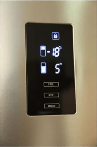 ثلاجة الاسكا ، نوفروست، 445 لتر، 2 باب، فضي، HD546