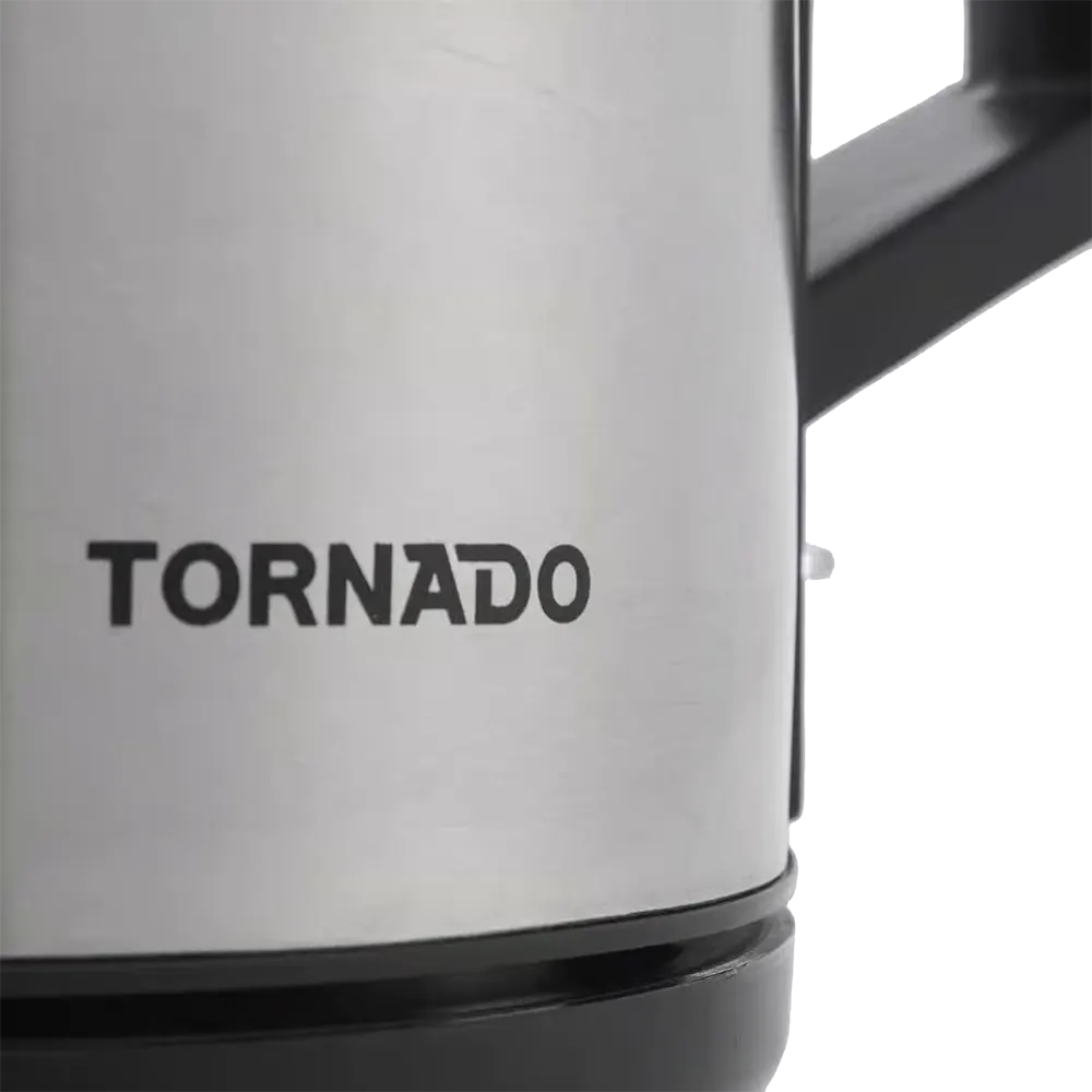 Tornado Stainless Electric Water Kettle, 1.7 Liter, 2200 Watt, Silver, TKS-2217E