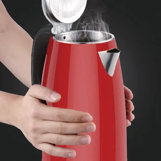 غلاية مياه كهربائية استانلس سمارت، 1.7 لتر، 1800 وات، أحمر، SKT1017RS