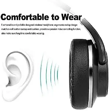 SODO Twist-Out MH2 Wireless Headphone, Speaker, High Quality Sound, Black