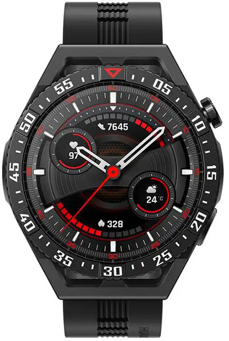 ساعة سمارت هواوي جي تي 3 SE، بلوتوث، شاشة تعمل باللمس 1.43، مقاومة للماء، أسود