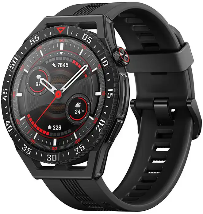 Huawei GT3 Smart Watch, Bluetooth, 1.43" Touch Screen, Water Resistant, Black, GT3 SE RUNEB29