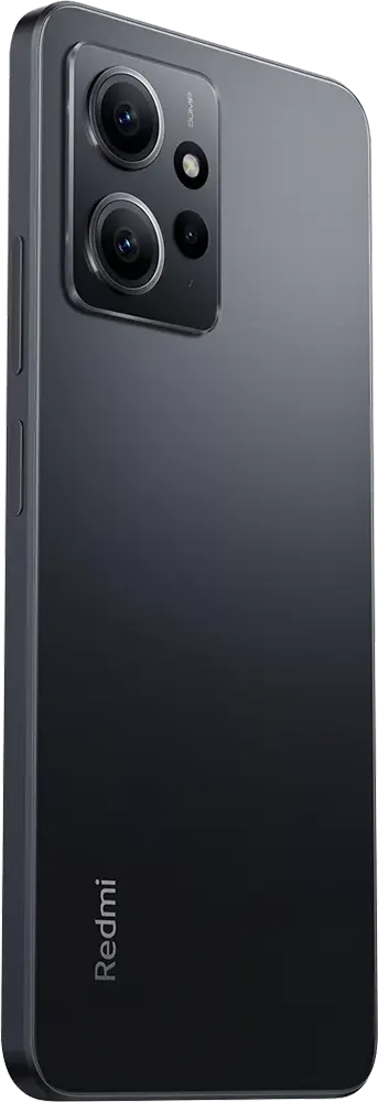 Redmi Note 12 Dual SIM Mobile , 128 GB Memory, 6GB RAM, 4G LTE, Onyx Gray