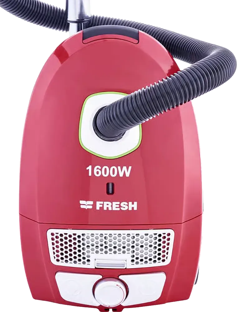 Vacuum Cleaner Fresh Faster, 1600 Watt, Dust Bag 3.5 Liter, Red, FB-1600A