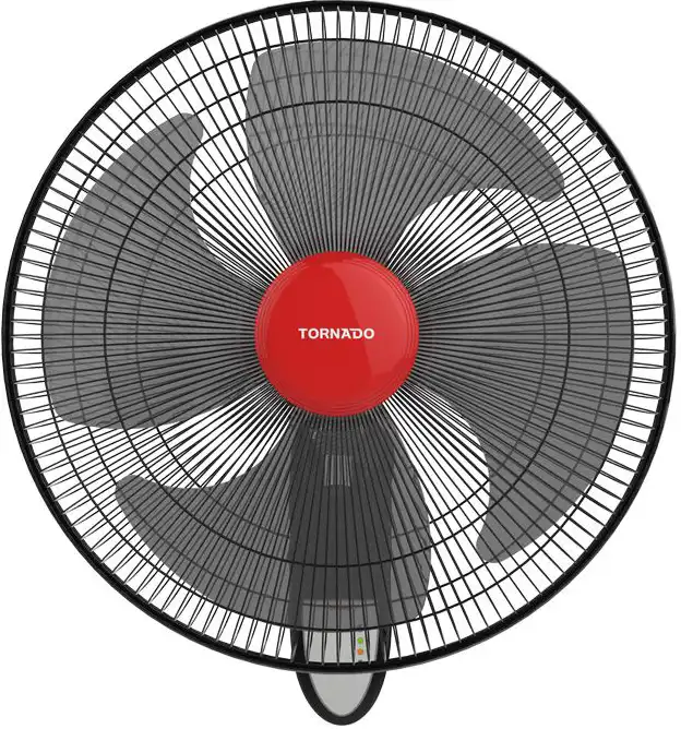 مروحة حائط تورنيدو، 18 بوصة ،ريموت كنترول ، أسود ،EPS-18R