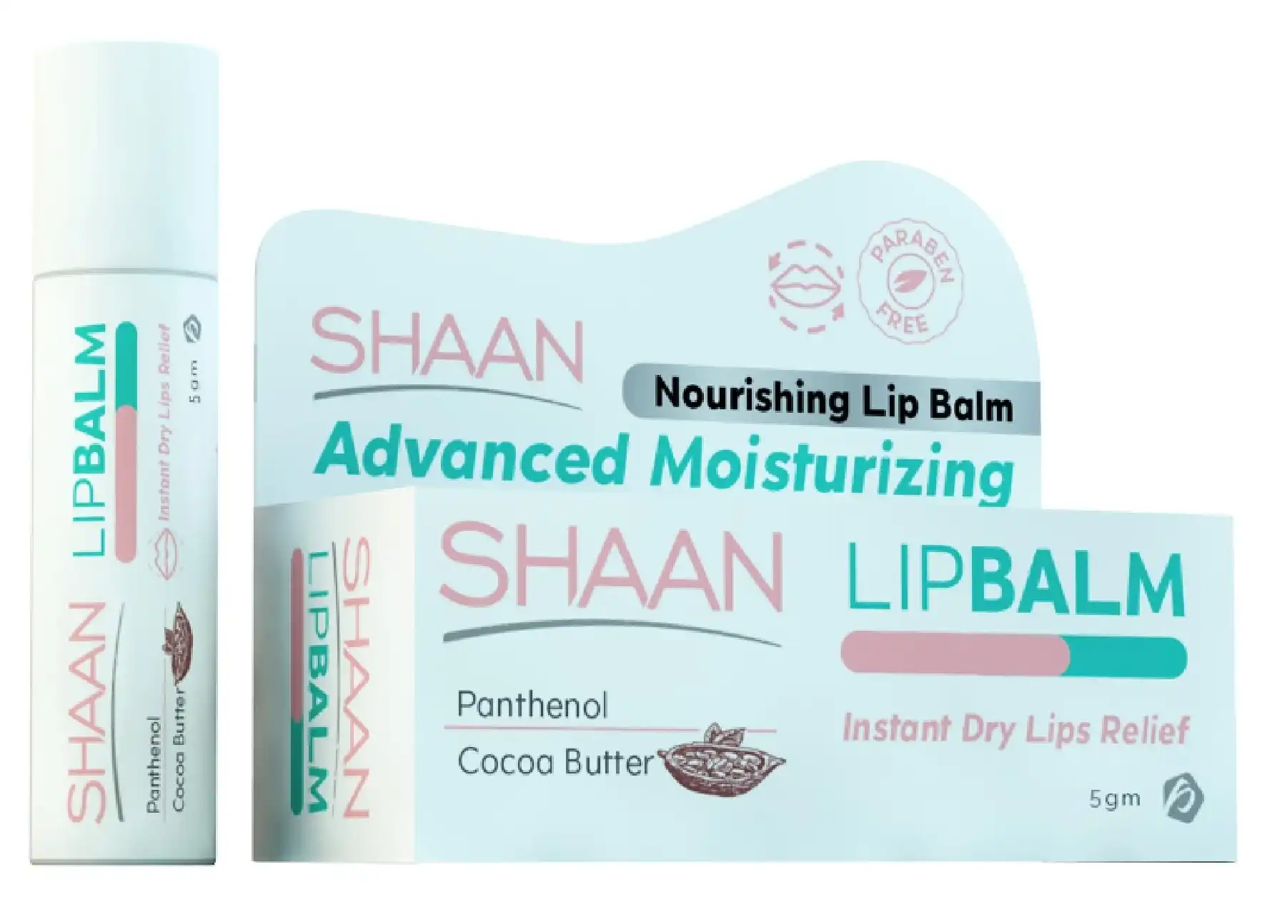 مرطب الشفاه بالكاكاو والبانثينول من شان 5 جم