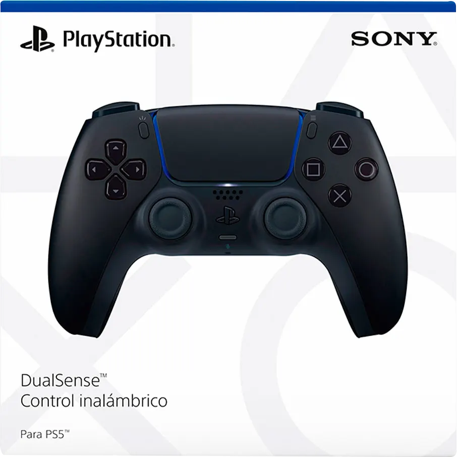 Sony DualSense PlayStation 5 Controller, Wireless, Built-in Microphone, CFI ZCT1W, Black