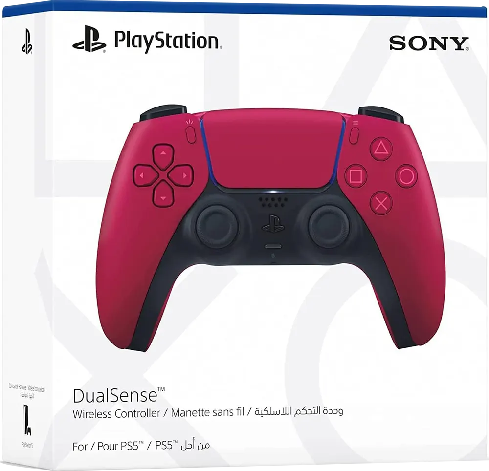 Sony DualSense PlayStation 5 Controller, Wireless, Built-in Microphone, CFI ZCT1W, Red