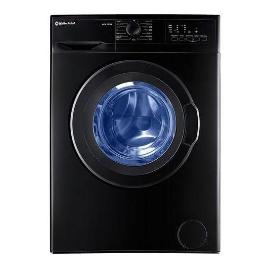 White Point Front Loading Washing Machine, 8Kg, Black, WPW81015B