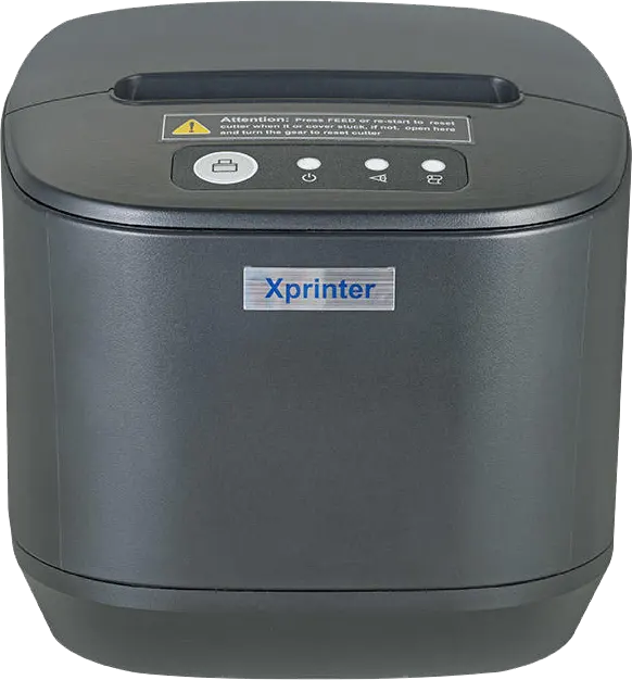 طابعة فواتير حرارية Xprinter ، توصيل USB، أسود، موديل XP-Q833L
